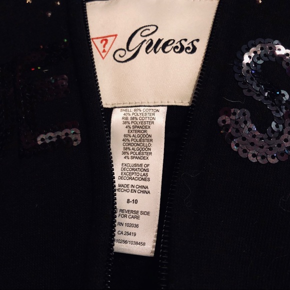 medium new no tags Guess Zip up hoodie - Picture 3 of 5